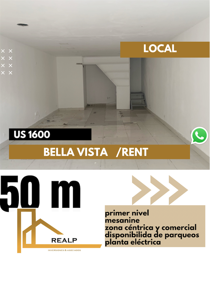 oficinas y locales comerciales - Local primer nivel bella vista