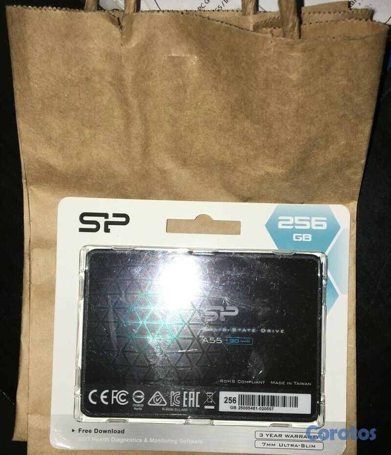 computadoras y laptops - SP Disco Duro SSD 256 GB 3D Nand SATA 3 NUEVO para 3