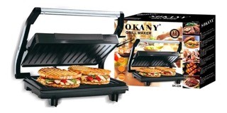 electrodomesticos - Sandwichera Grill Tostador De Panes Parrilla Panini Sk-220 plancha 0