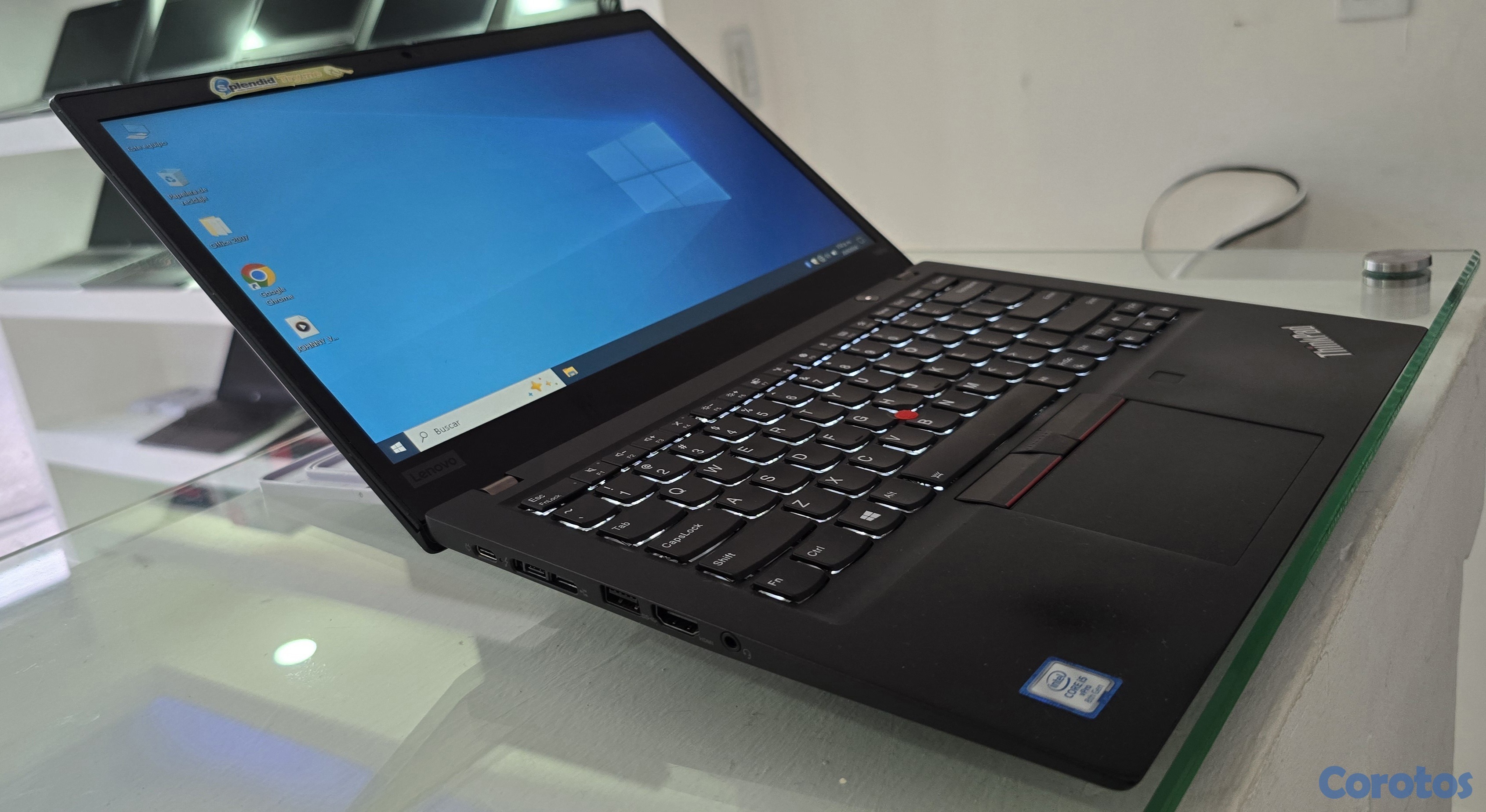 computadoras y laptops - lenovo T490s 14 Pulg Core i5 8va Gen Ram 8gb ddr4 Disco 512gb Solido Full 3