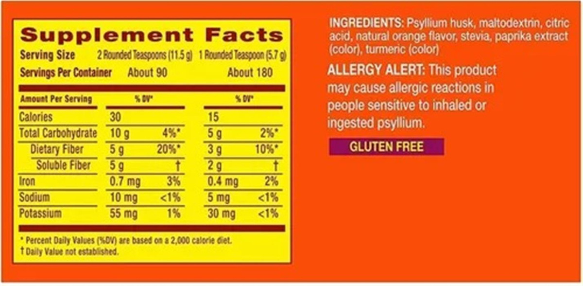 Salud y Equipamiento Médico - Metamucil Fibra Psyllium 36 Onz. 2