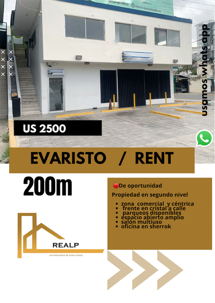 oficinas y locales comerciales - Local de 200m en evaristo 0
