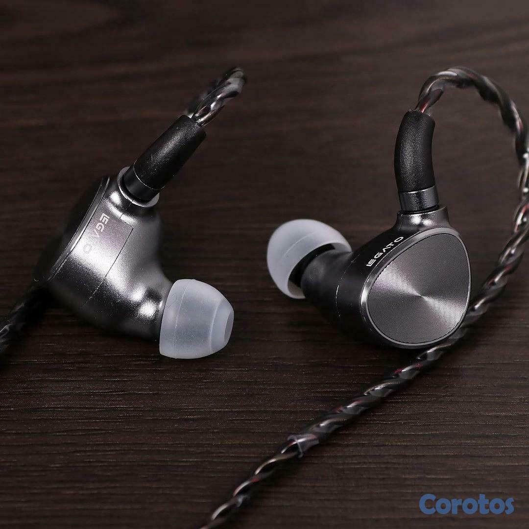 camaras y audio - 7Hz Legato audífono IEM 2 DD Basshead para amantes de los graves - cable 2 pines 5