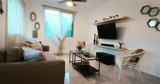 apartamentos - Rento 1er nivel amueblado en villa olga a 3 minutos del Homs 1