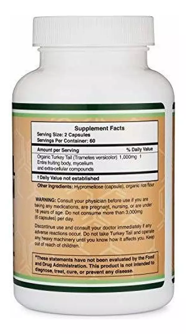 Salud y Equipamiento Médico - Suplemento De Setas De Cola De Pavo (120 Capsulas, Suministr 2