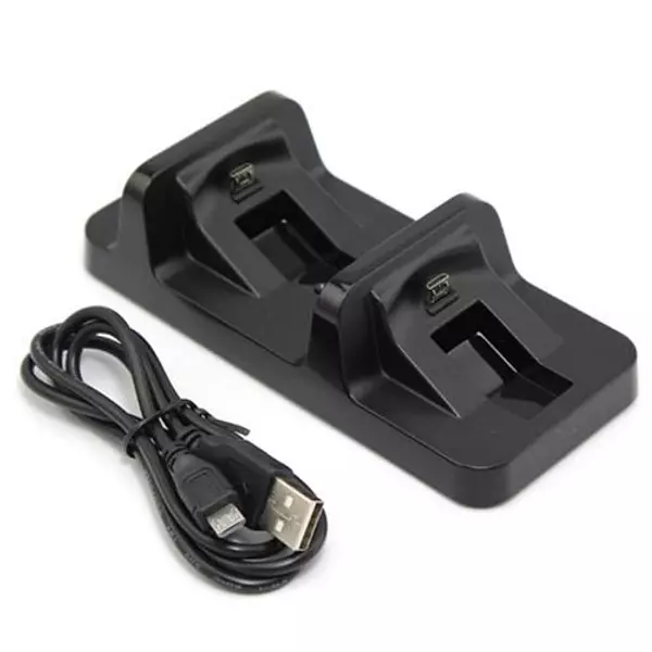otros electronicos - Cargador Dual Usb Para Control De P4 Slim Y Pro play 4 3