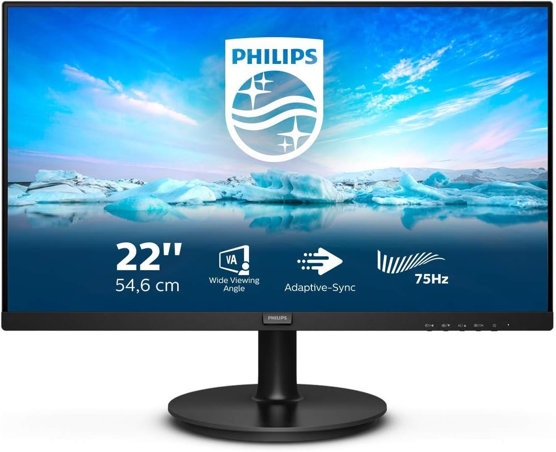 computadoras y laptops - PHILIPS V Line Monitor de 22 Pulgadas 1920 x 1080  Full HD LCD 1