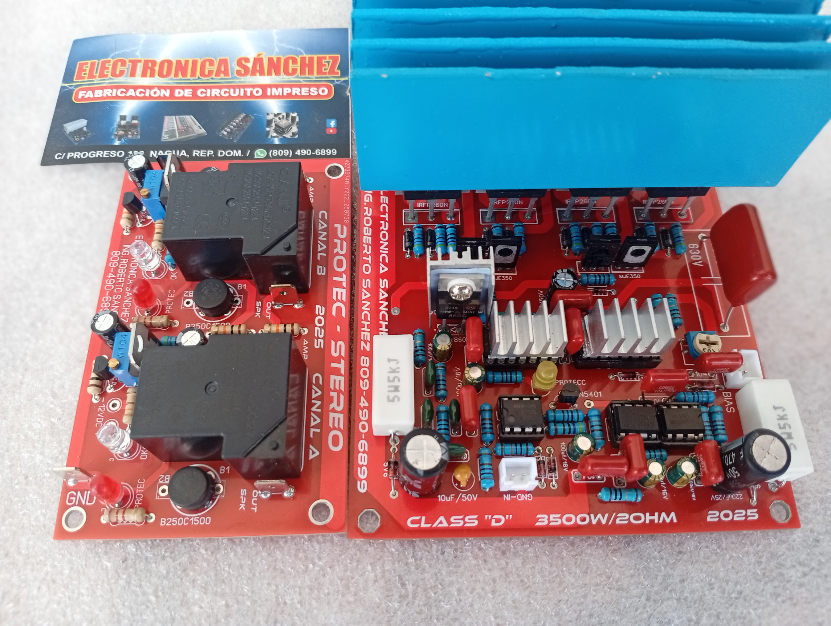 plantas e inversores - tarjeta de audio, clase D para fabricar tu propio amplificado 3500 watts RMS. 4