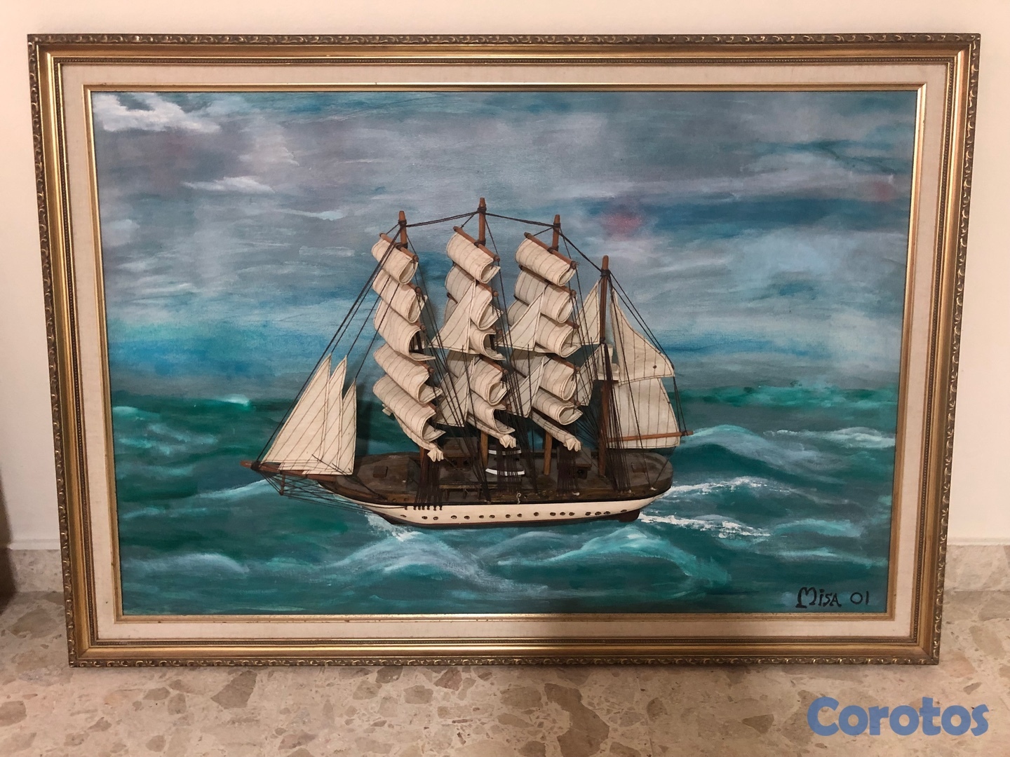 arte y antigüedades - Un cuadro del pintor Miso 1