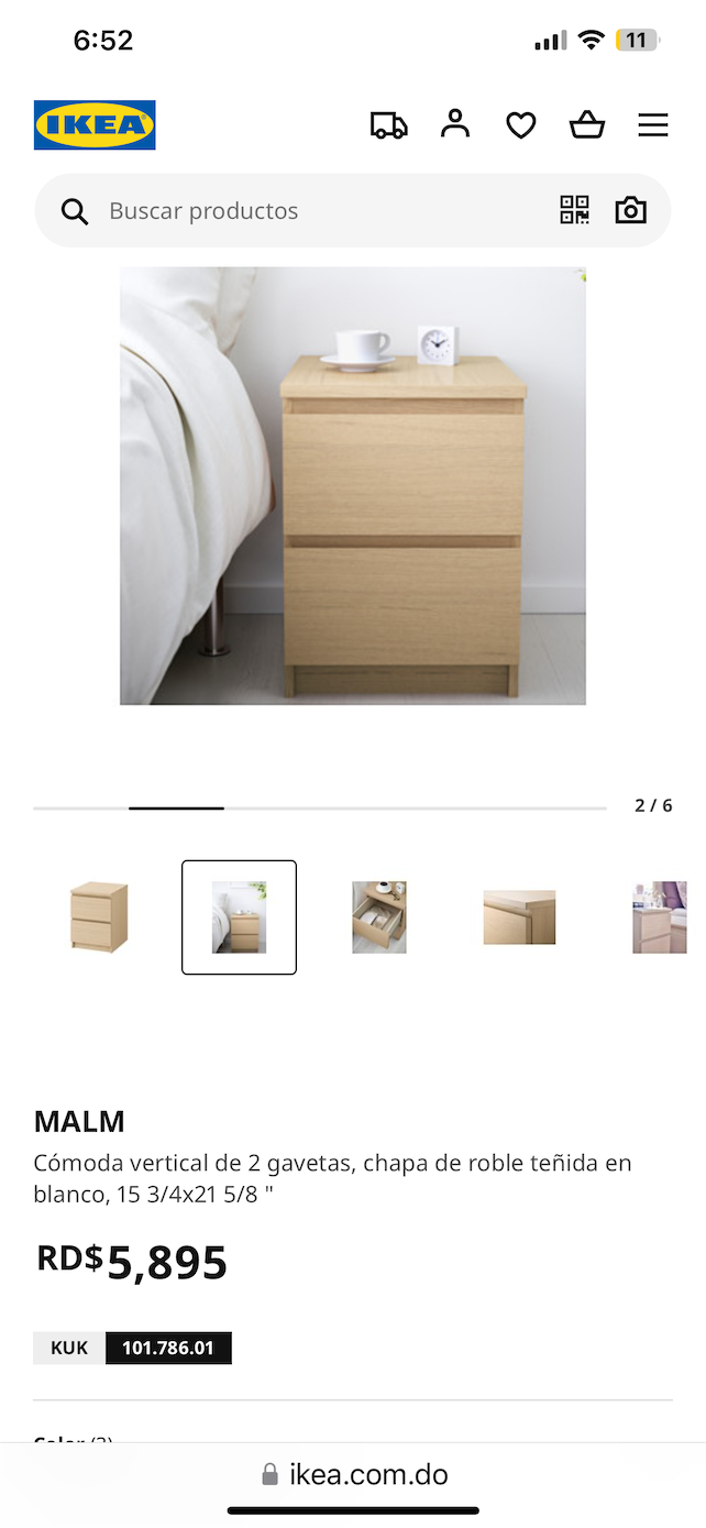 decoración y accesorios - Se venden 2 mesas de noche de IKEA 3