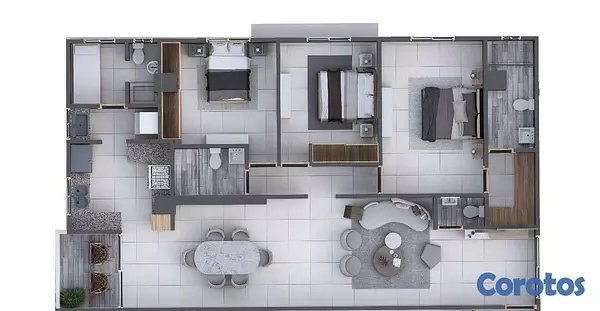 apartamentos - En Venta Apartamentos en el Millon de 2 y 3 habitaciones 2