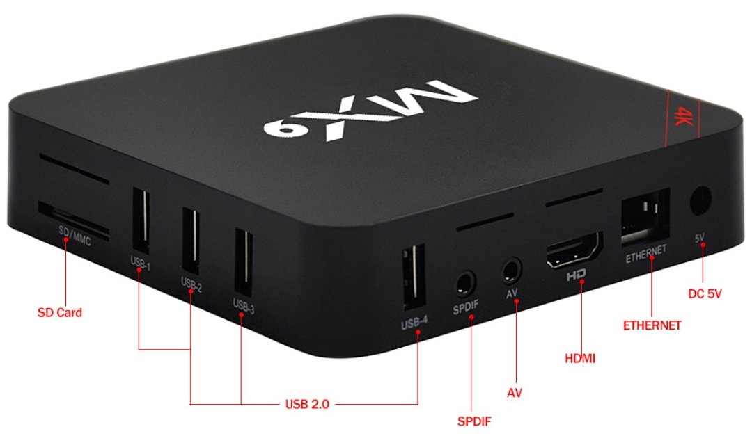 accesorios para electronica - Convierte tu TV en smart TV - TV Box Ultra 4K