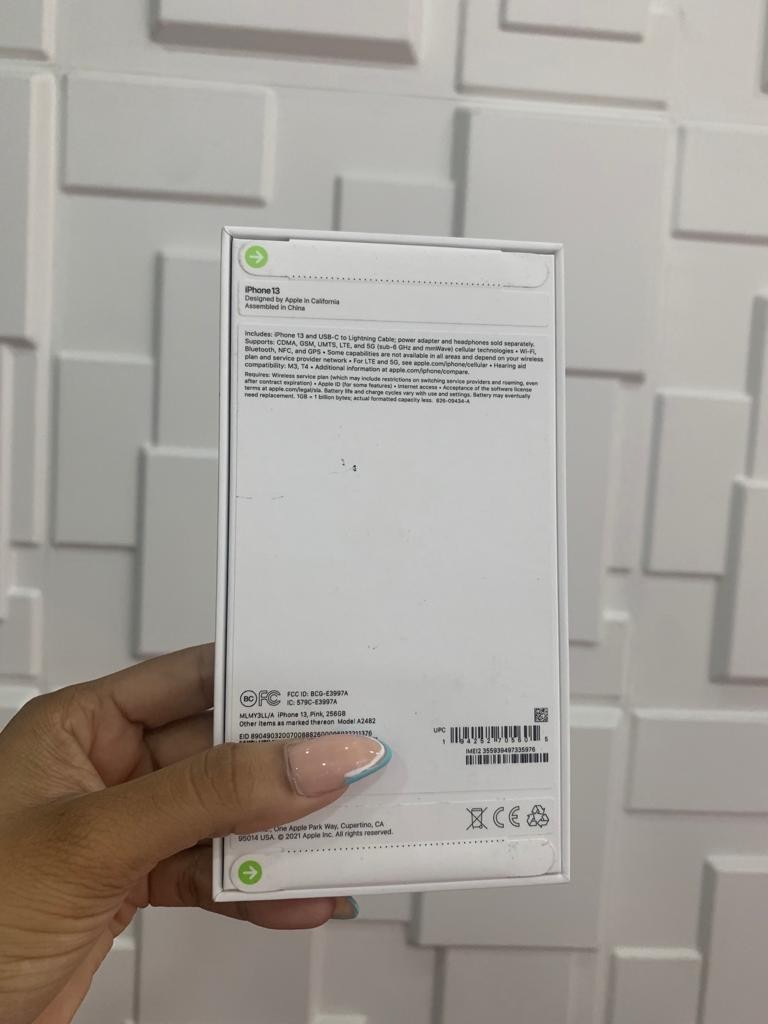 celulares y tabletas - iPhone 13 de 256gb Factory Clean  3