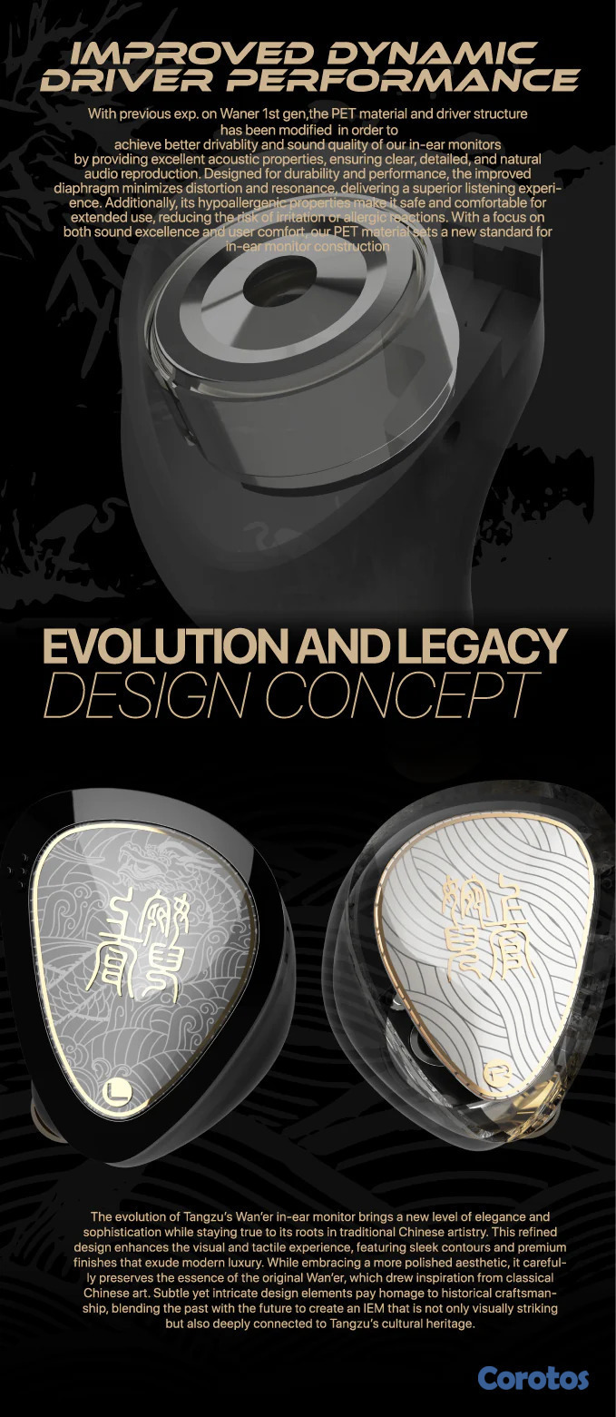 camaras y audio - Tangzu Wan'er 2 auriculares IEM 10mm DD jack 3.5mm y type C con Mic disponibles 9