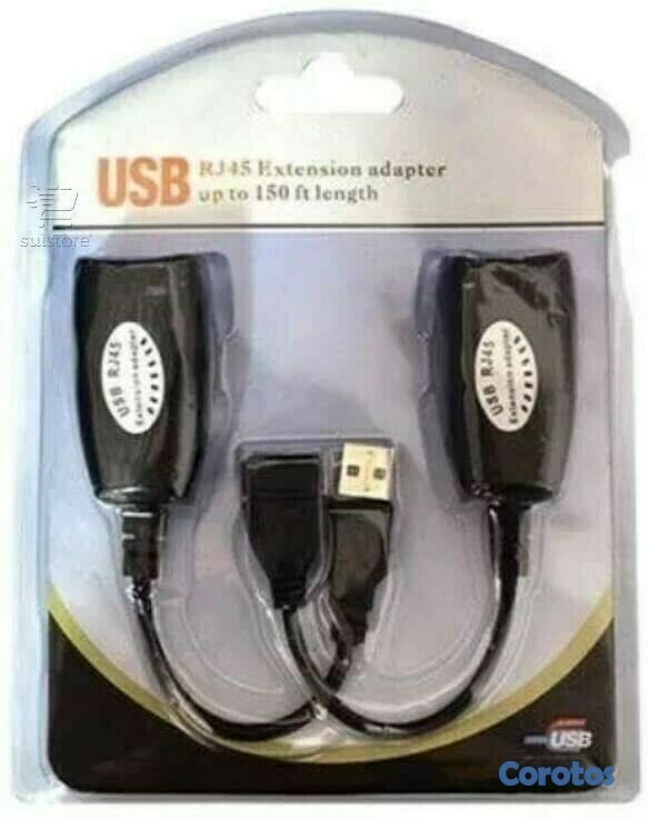 accesorios para electronica - Adaptador de extensión USB 2.0 a RJ45 maximo 150FT largo. 7