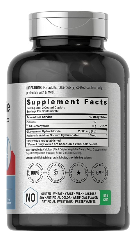 Salud y Equipamiento Médico - Glucosamina Hcl | 2000mg | 180u 2