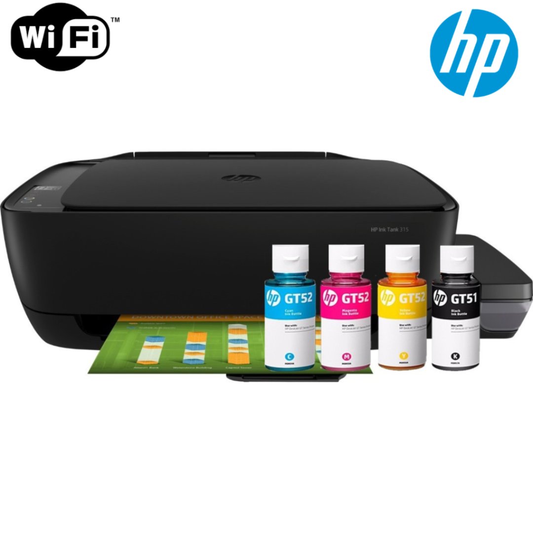 impresoras y scanners - MULTIFUNCION HP Wi-Fi ,TINTA CONTINUA DE FABRICA TANK 415 -COPIA,IMPRIME,SCANER