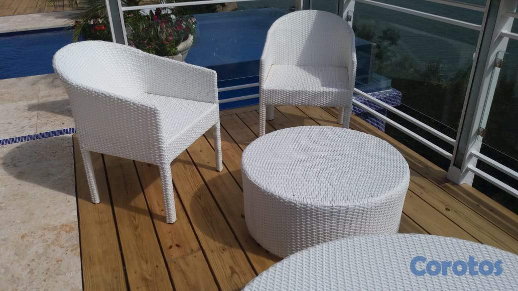 muebles y colchones - muebles en mimbres sintetico 10