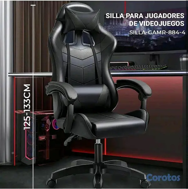 decoración y accesorios - Sillas Gamer
Varios colores
 3
