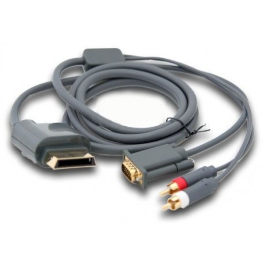 consolas y videojuegos - Cable VGA para Conectar XBOX a Monitores