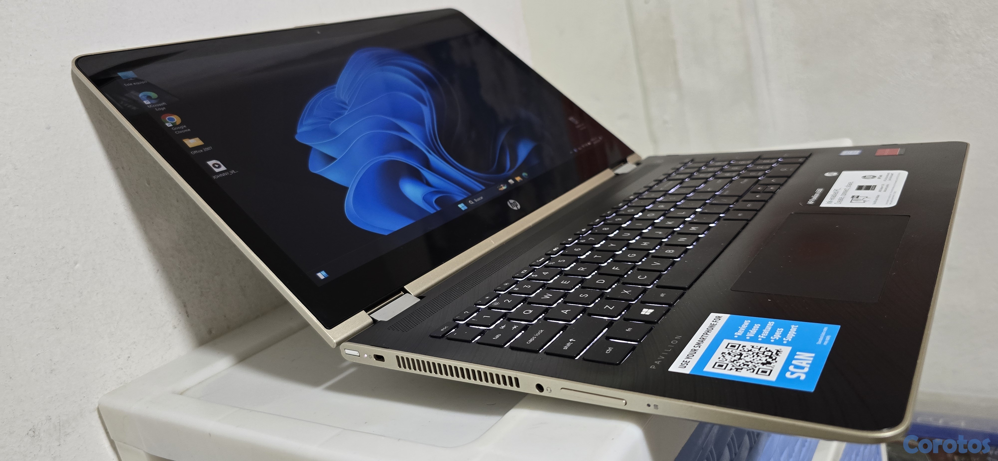 computadoras y laptops - hp Pavilion 360 17 Pulg Core i7 Ram 16gb ddr4 Disco 256gb solido Doble Video  4
