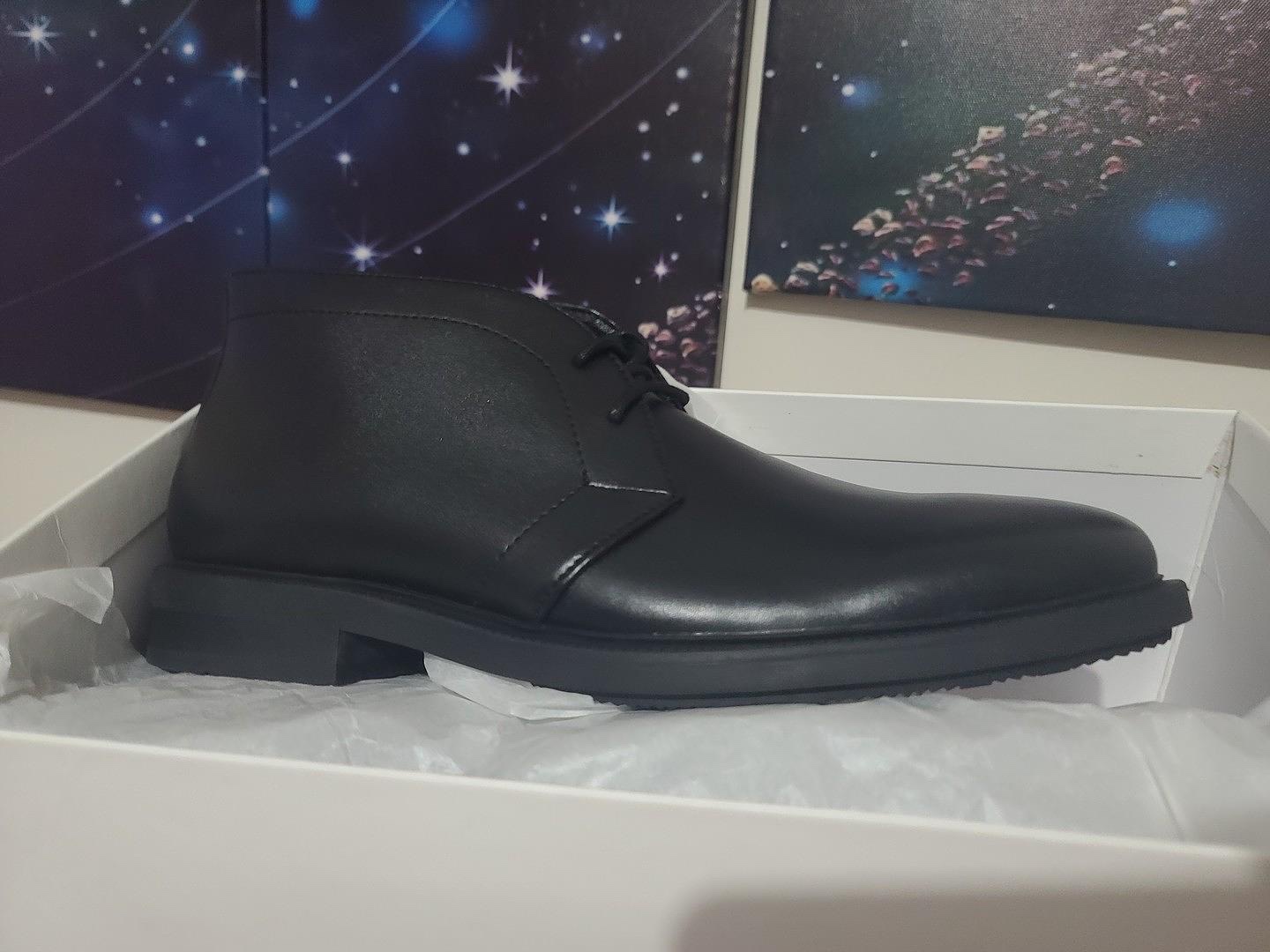 zapatos para hombre - Calvin Klein Botas de piel de becerro