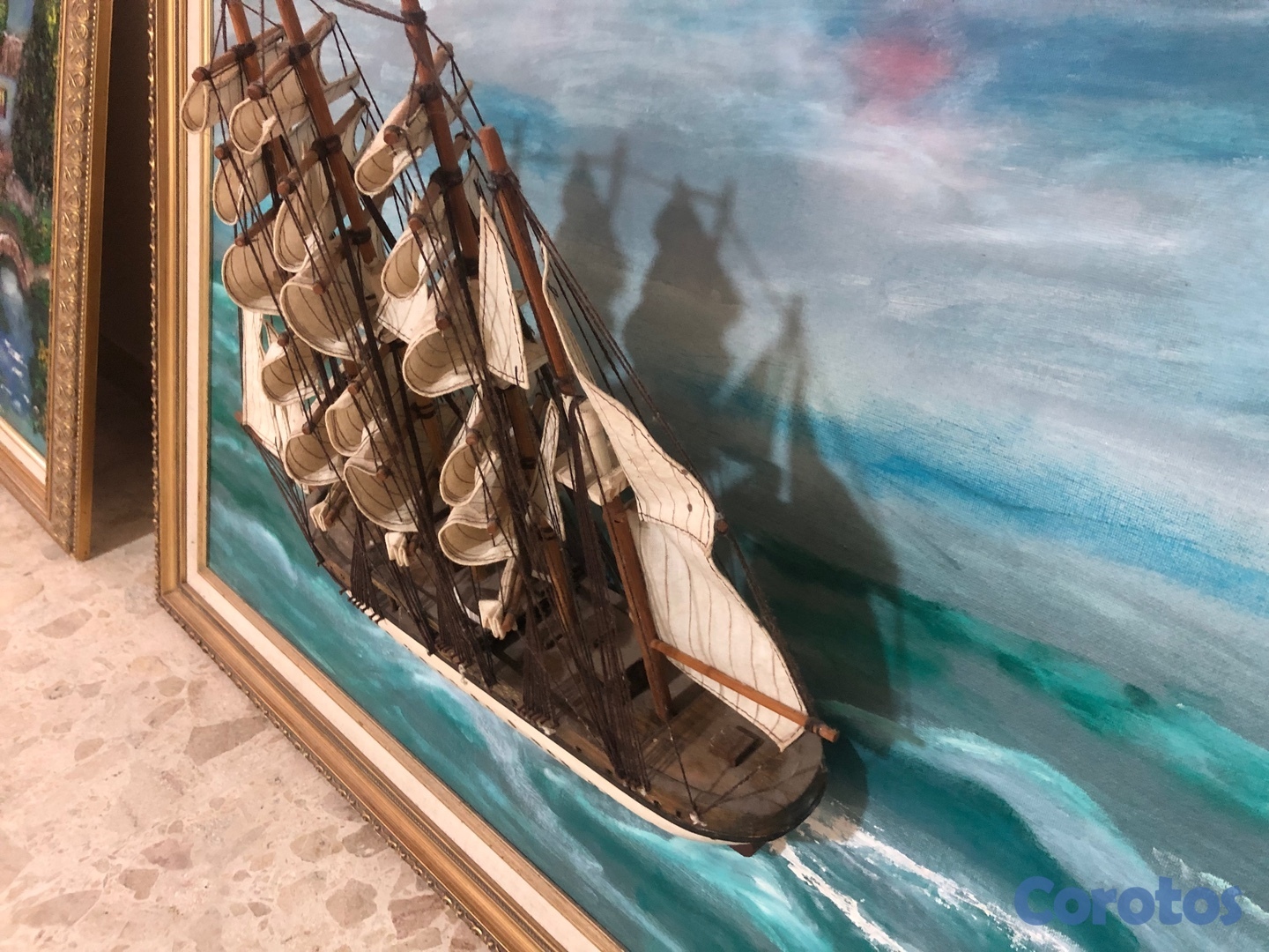 arte y antigüedades - Un cuadro del pintor Miso 2