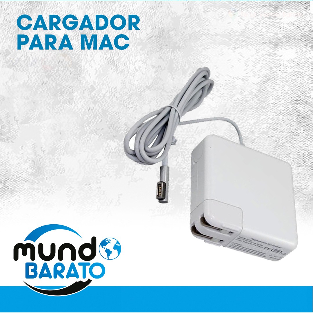 computadoras y laptops - Cargador Para Mac 60w y 80W Generico macbook apple 0