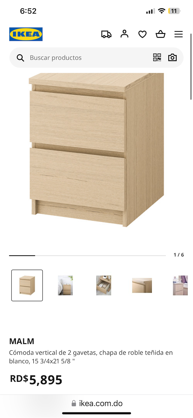 decoración y accesorios - Se venden 2 mesas de noche de IKEA 4