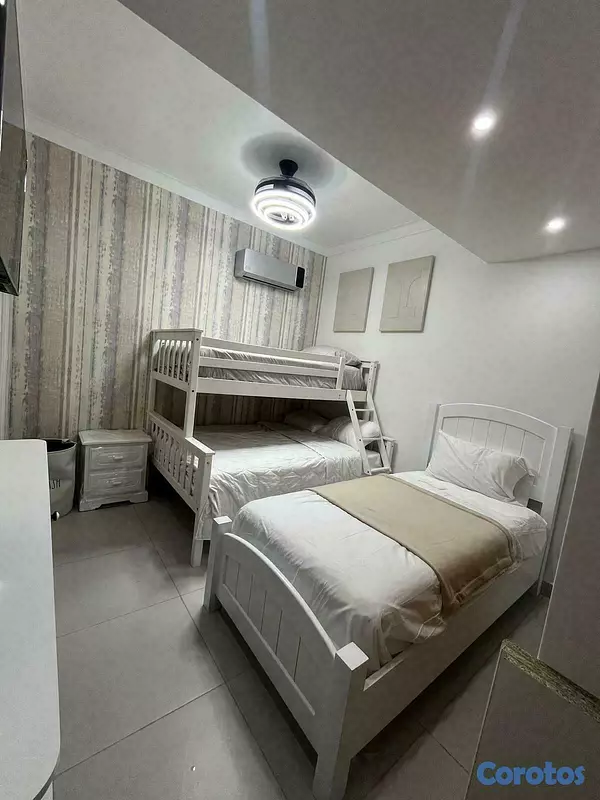 apartamentos - Vendo en Bella Vista, Imponente Torre, 2hab amueblado 9