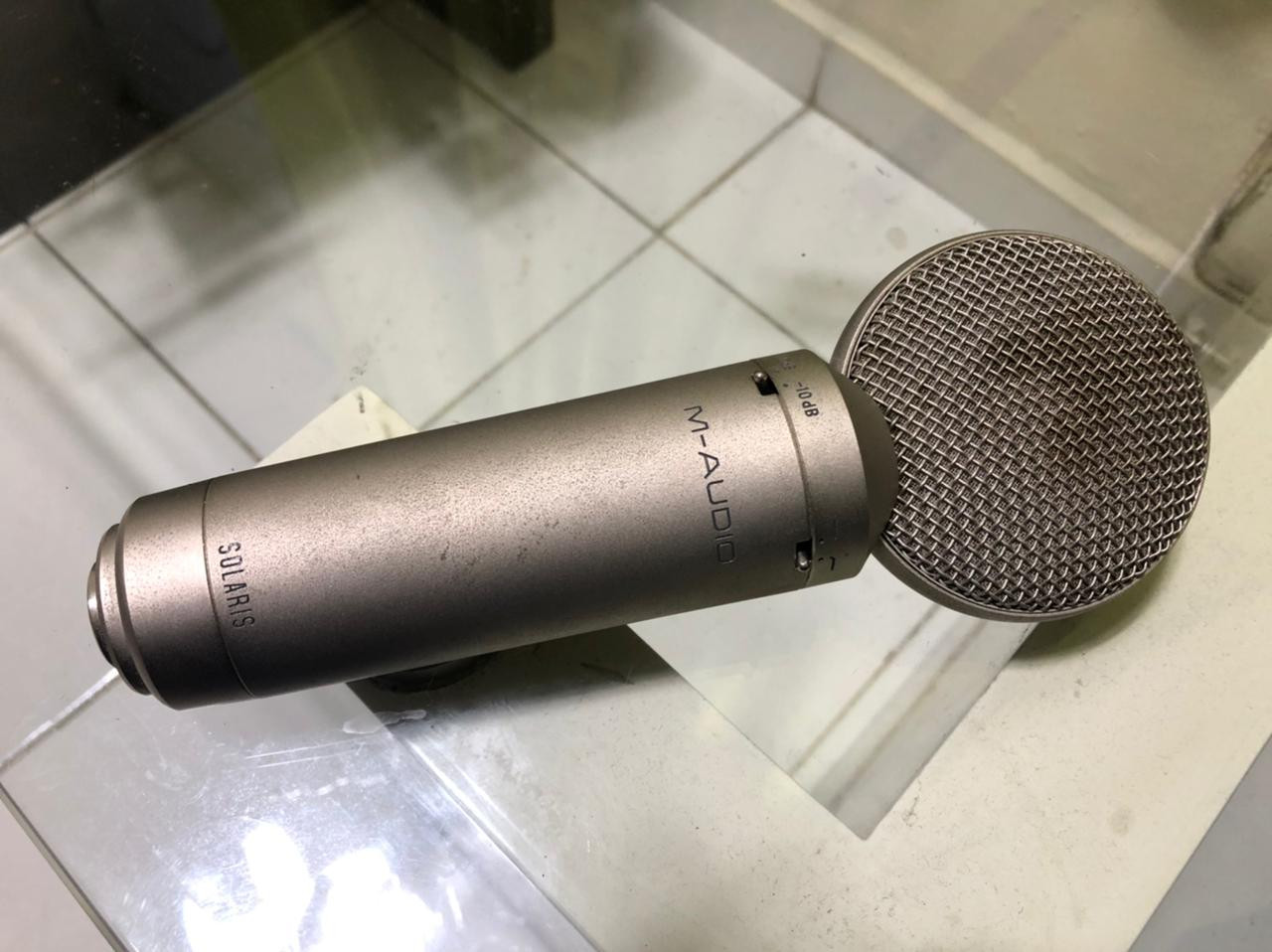 instrumentos musicales - Legendario Microfono Condensador de Estudio -SOLARIS- De la Gran Marca - M Audio