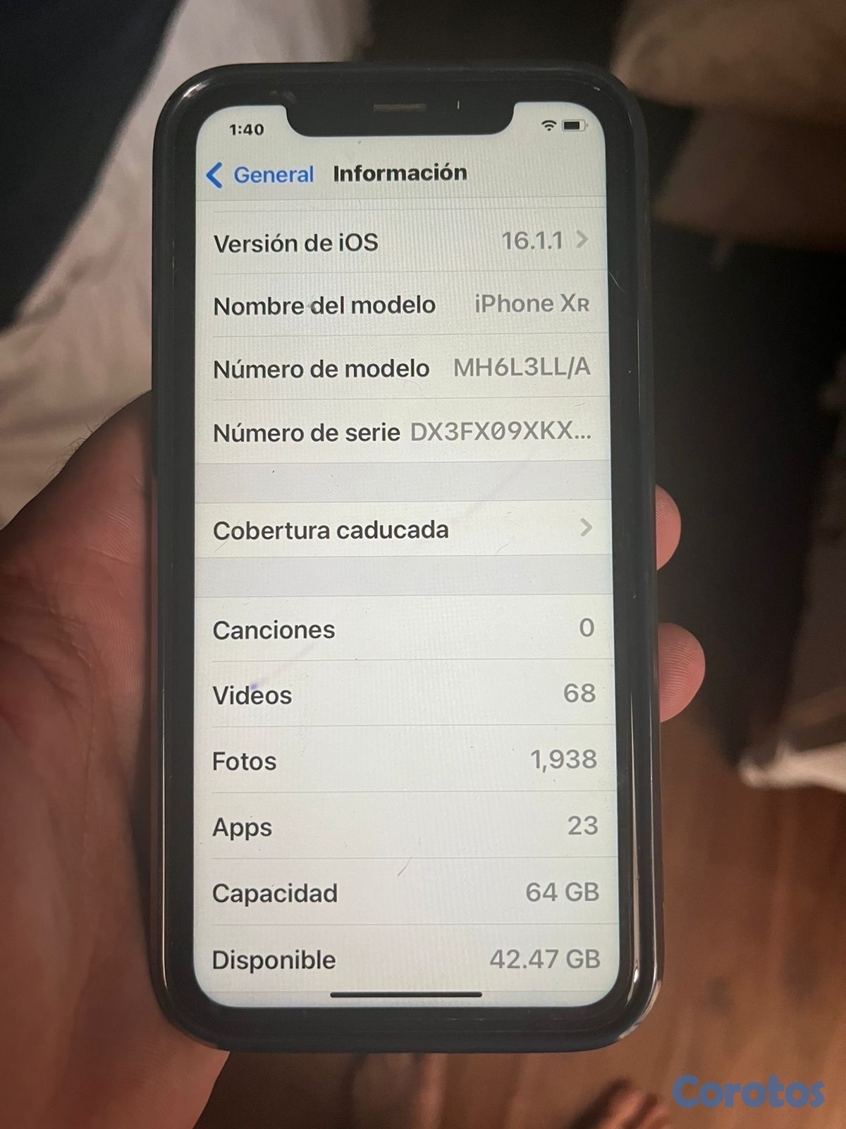 celulares y tabletas - 📱iPhone XR - 64 GB - Factory Unlock 3
