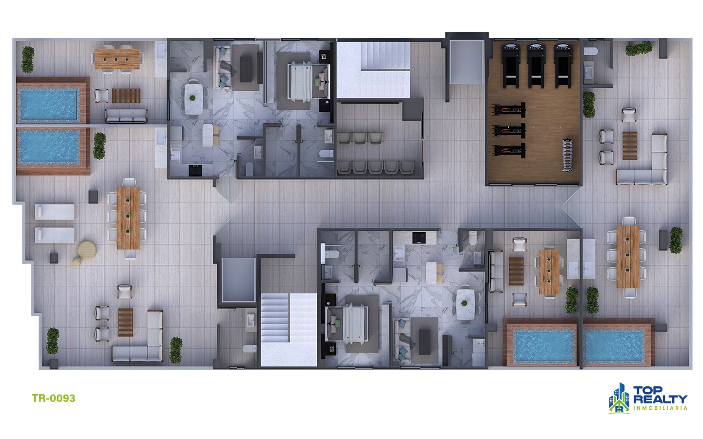 apartamentos - TR-0093-B Exclusivos apartamentos con amenidades de primera y buena ubicación. 6