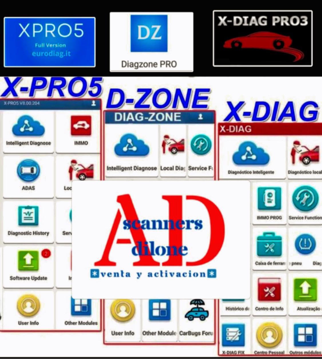 otros electronicos - LAUNCH XDIAG & XPRO5 DIAGZONE PRO3+HD 1