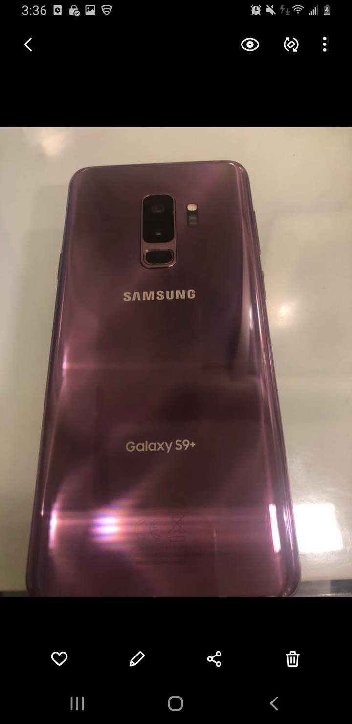 a la venta Samsung galaxy s9 plus usado en buen estado un mes de uso