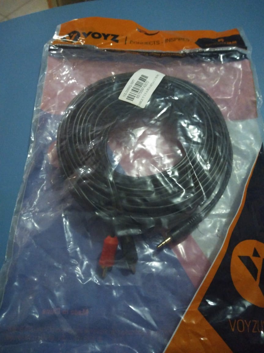 accesorios para electronica - CABLE AUDIO SONIDO 50 PIE CONECTA  CELULAR/LAPTOP/COMPUTADORA A BOCINA O RADIO