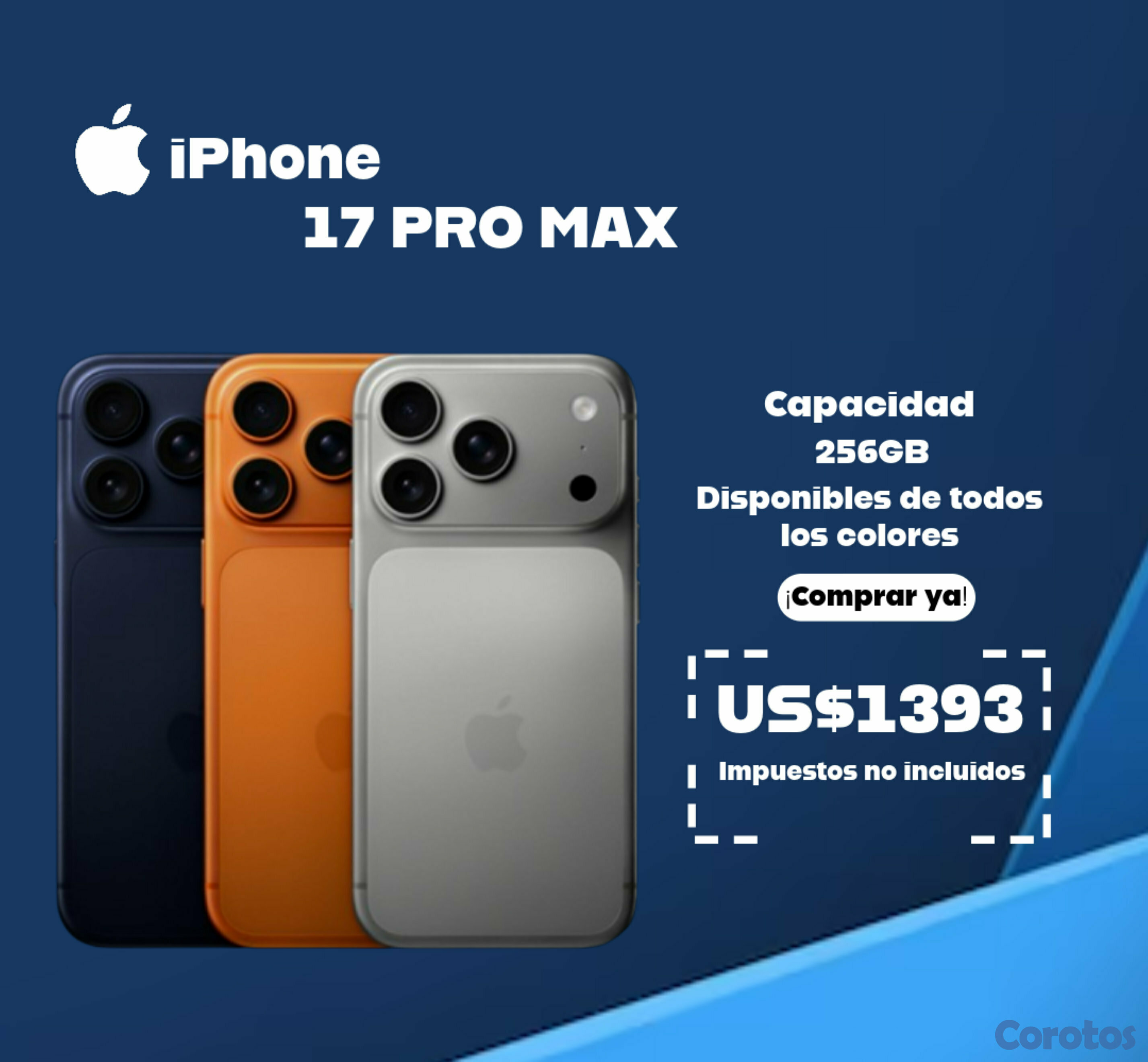 celulares y tabletas - IPHONE 17 PRO MAX 