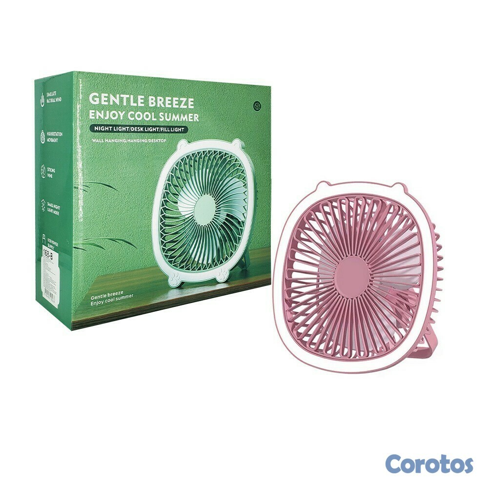 aires acondicionados y abanicos - ABANICO RECARGABLE TABLE LAMP 9099