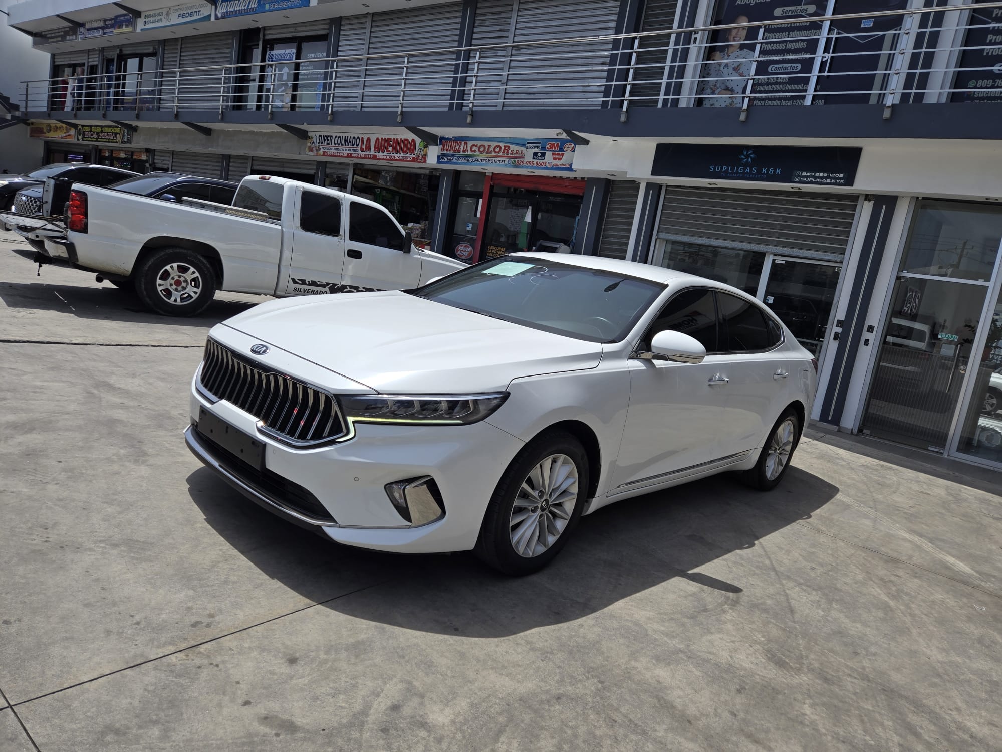 carros - KIA K7 2020 BLANCO 2