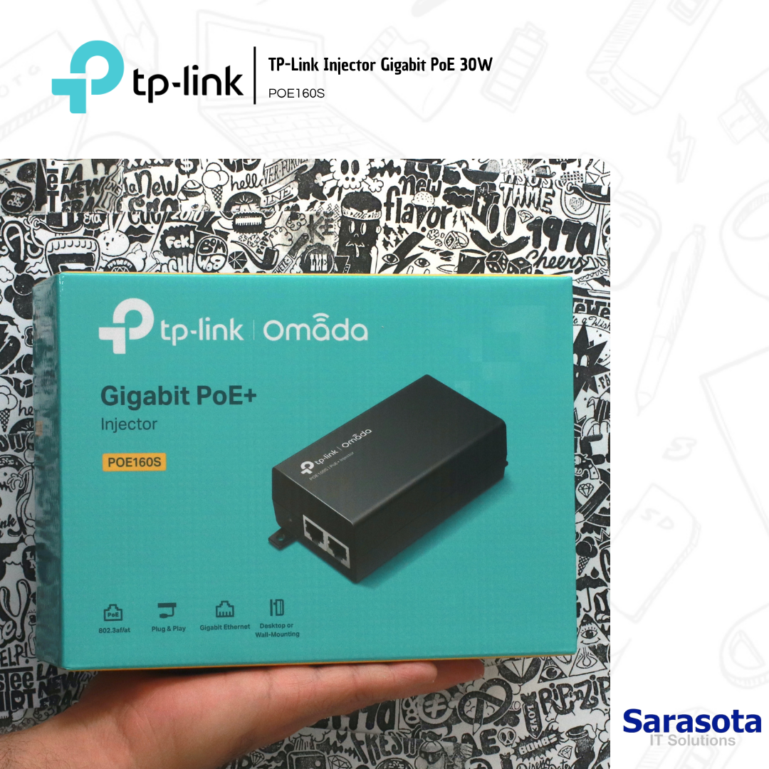 accesorios para electronica - TP-Link Injector Gigabit PoE 30W POE160S 1