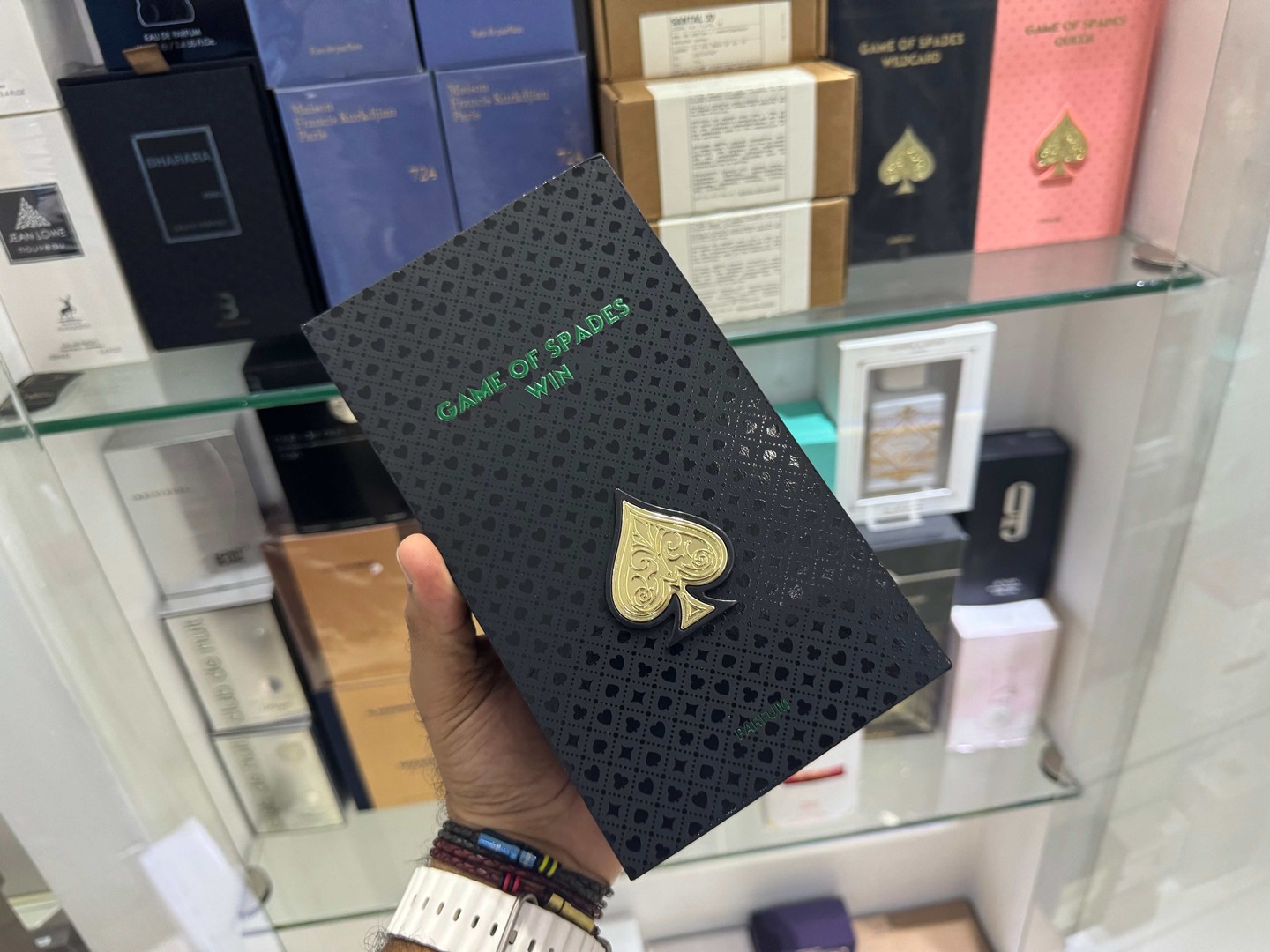 joyas, relojes y accesorios - Perfume Jo Milano Game of Spades WIN Nuevos, Originales $ 5,500 NEG| TIENDA