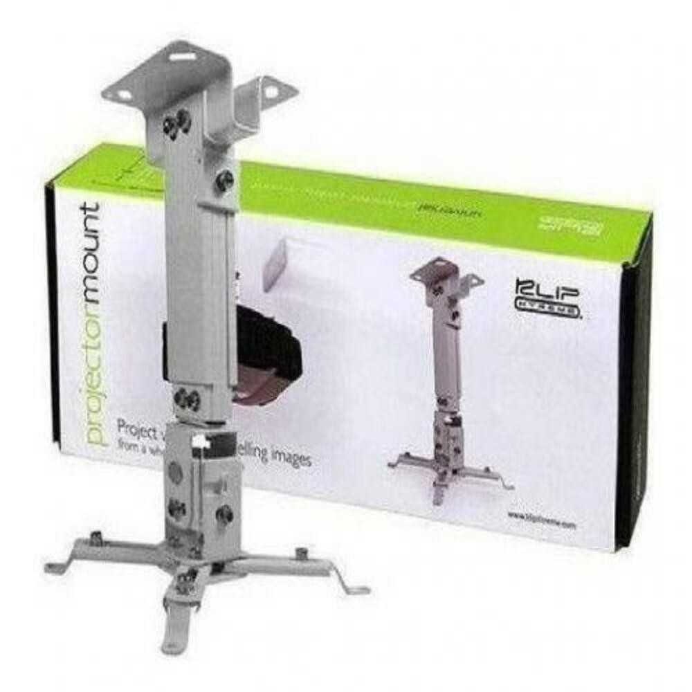 accesorios para electronica - SOPORTE PARA PROYECTOR KLIPX BLANCA DE TECHO DESDE 280MM HASTA 350MM DIAGONAL 1