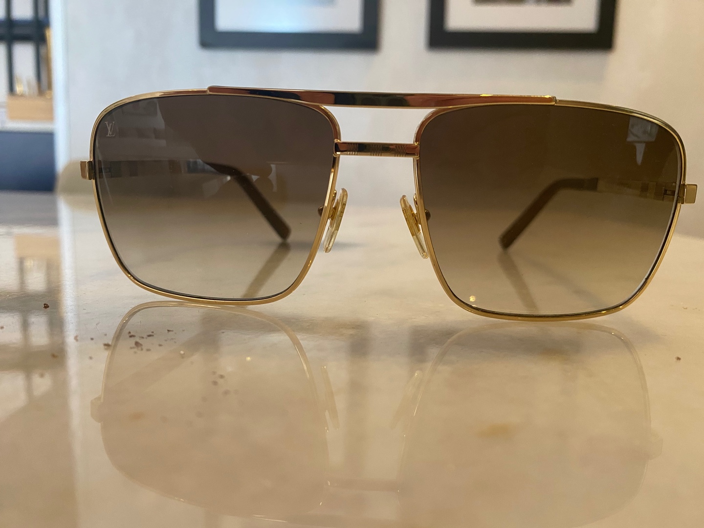 joyas, relojes y accesorios - Louis Vuitton Attitude Gold / Lentes de sol originales con su factura