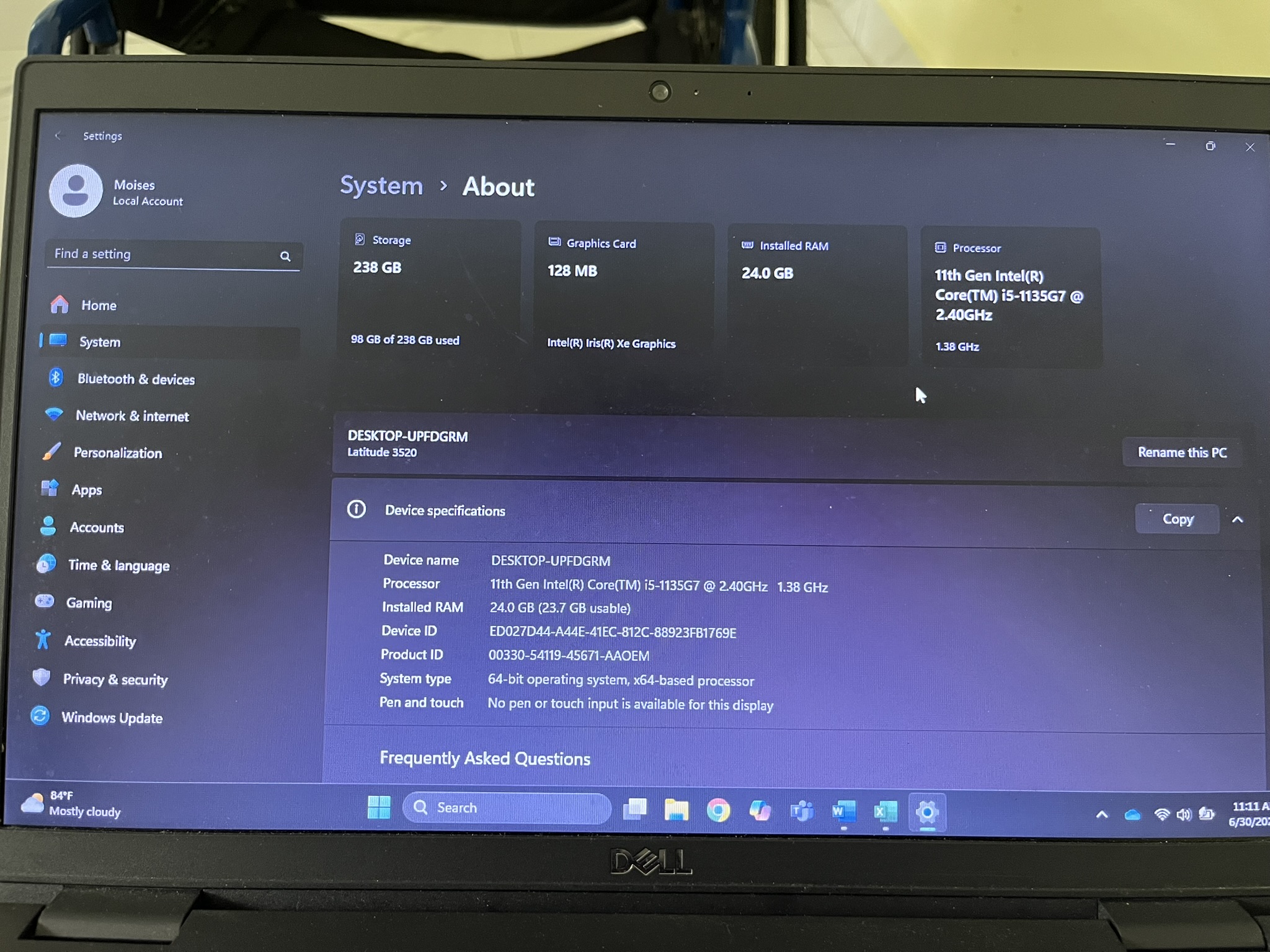 computadoras y laptops - Dell Latitude 3520 0