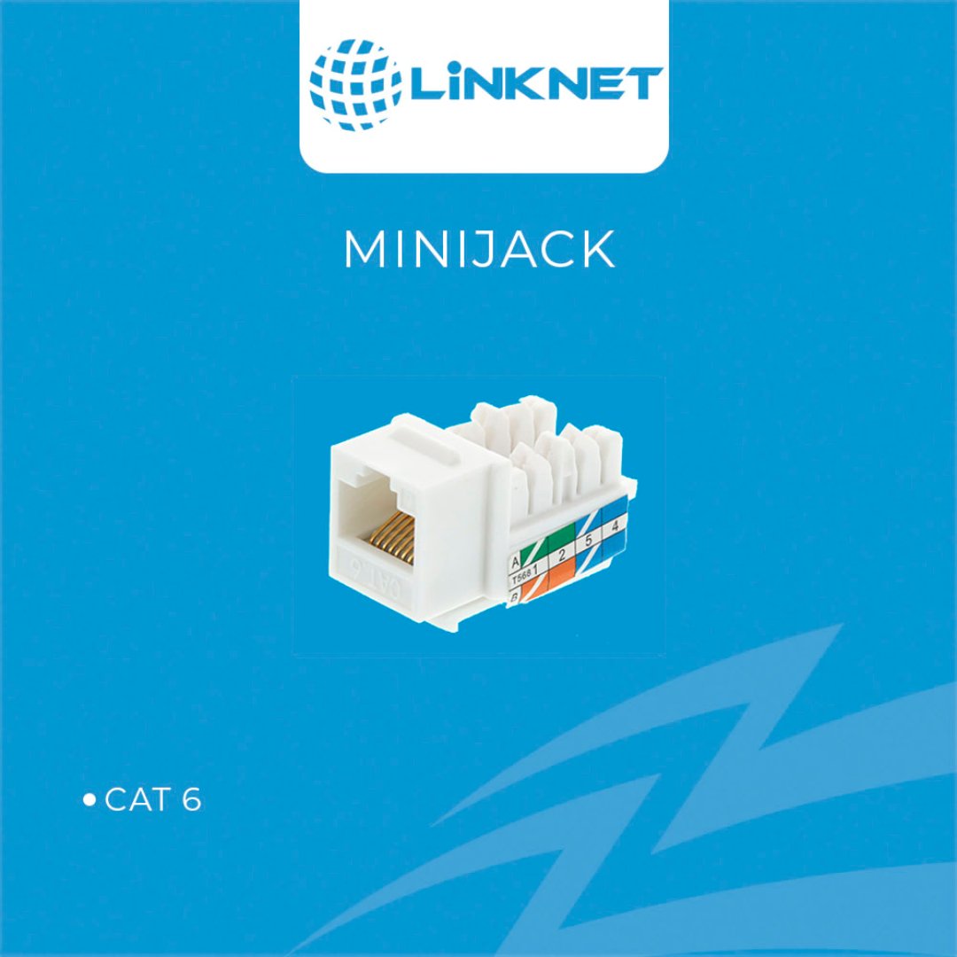 otros electronicos - Minijack LinkNet Cat6 