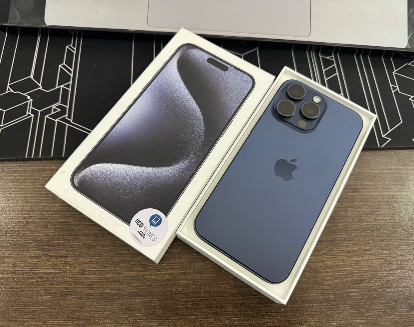 celulares y tabletas - iPhone 15 Pro Max 256GB Blue Titanium Usado como nuevo, Desbloqueado 