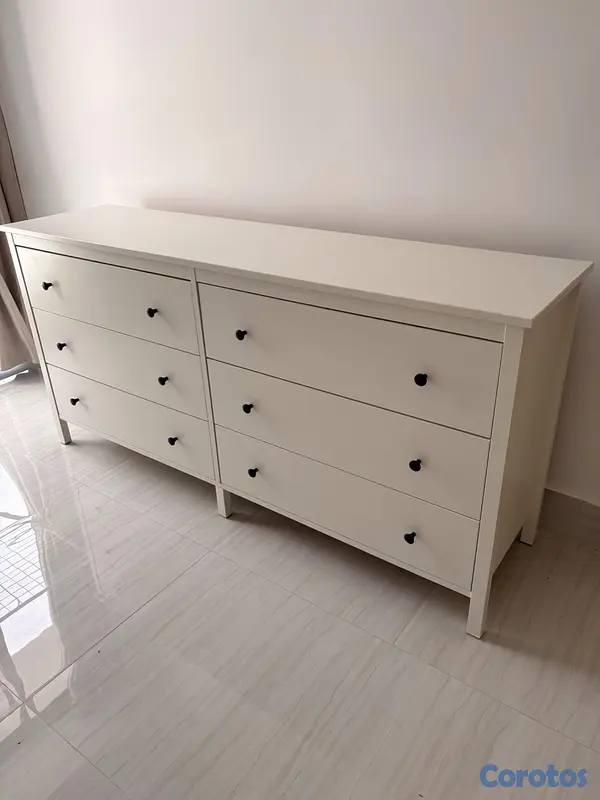 muebles y colchones - Gavetero blanco  2