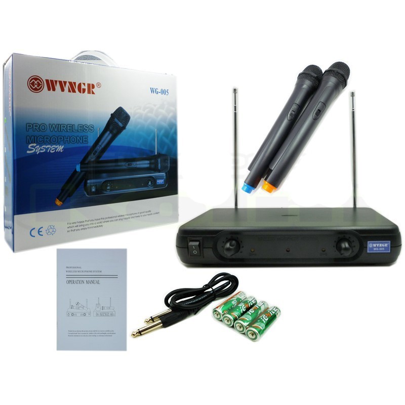 accesorios para electronica - kit 2 microfonos Karaoke Profesional inalambricos microfono 4