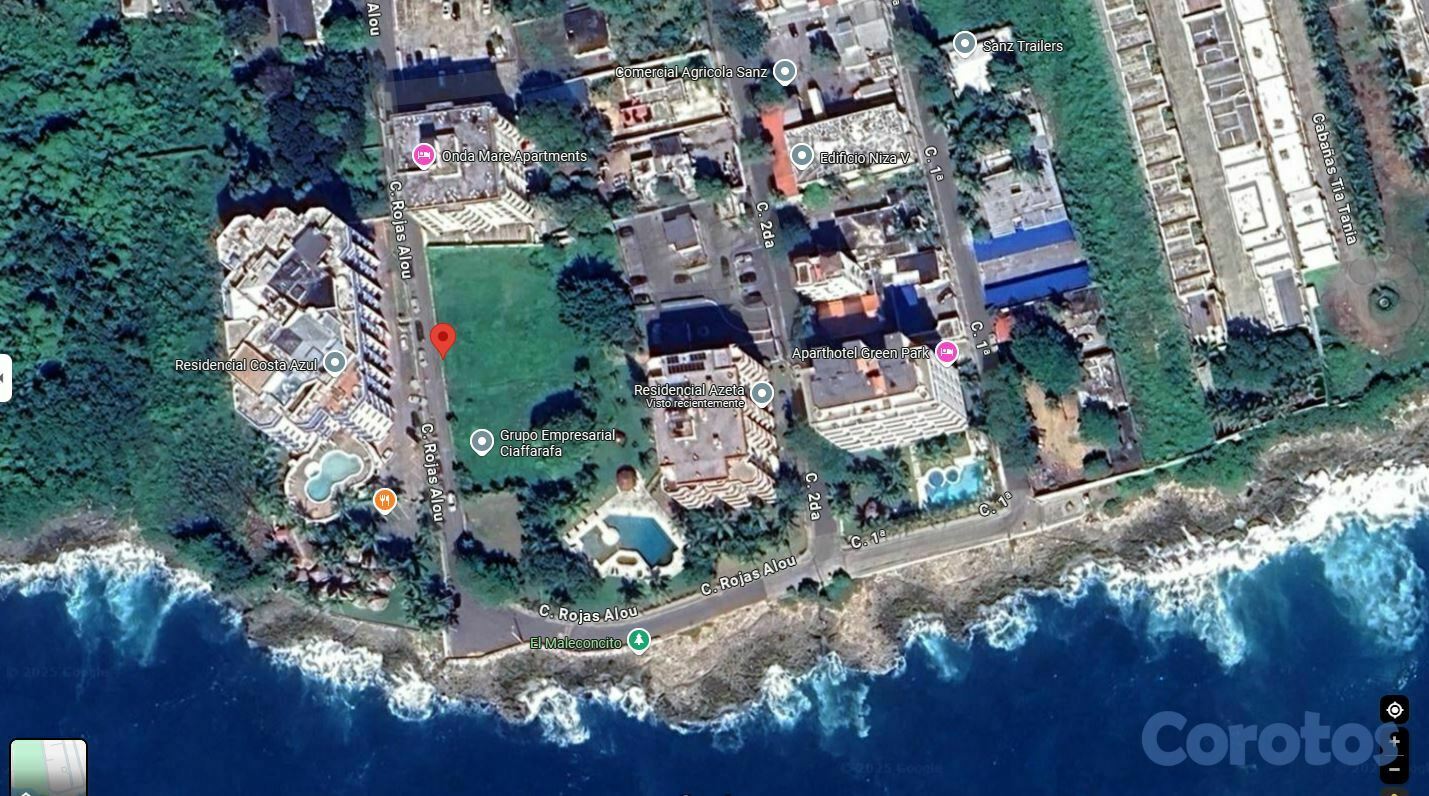 solares y terrenos - Solar en Costa Azul Vista al mar malecon se aporta 2