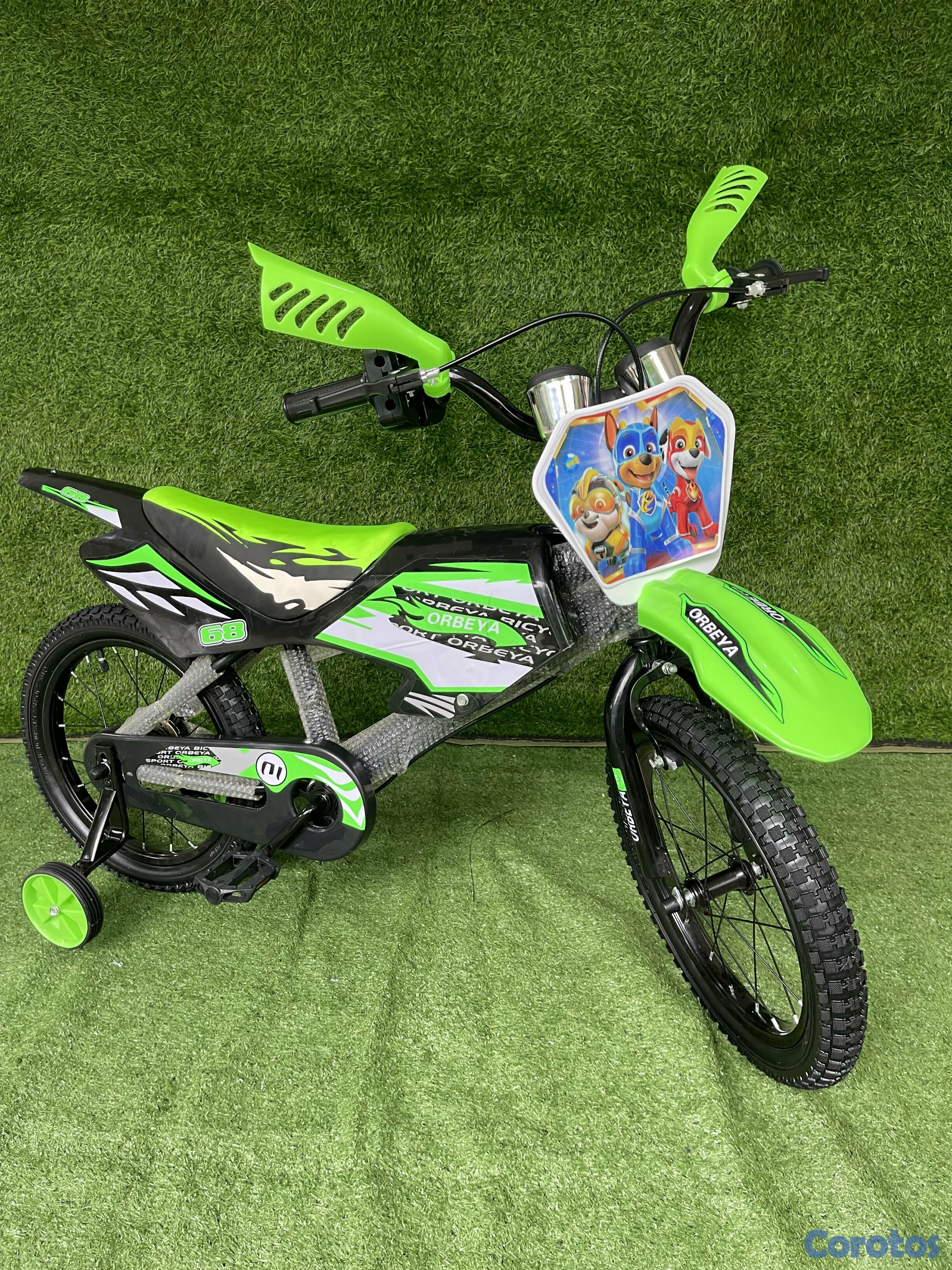 juguetes - Bicicletas  tipo motocross con sonido para niños 3-10 años Nuevas taza ancha  5